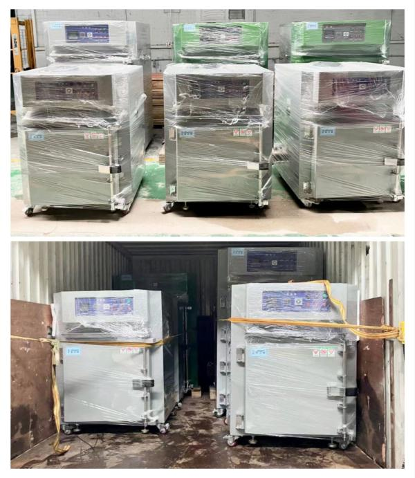 6台非标定制高温老化试验箱， ​送货广州万宝家用电器公司。